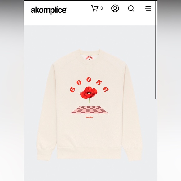 GOOSE + AK – THE PLAIN CREWNECK size L - Picture 3 of 7